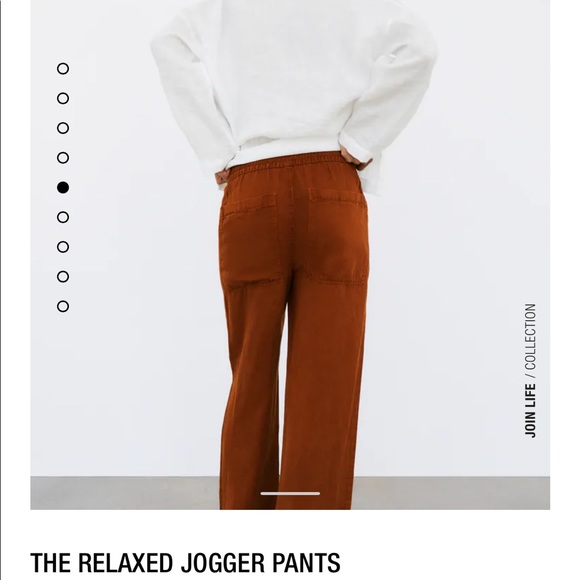 ISO ZARA relaxed jogger pants - Picture 1 of 2
